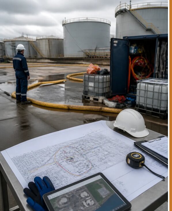 Разработка плана ликвидации разливов нефти в Кызыле